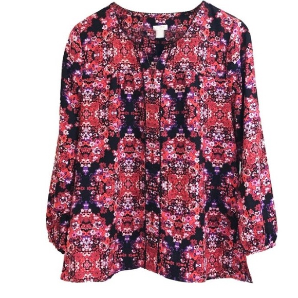 J. Crew Tops - J.Crew Floral Blouse